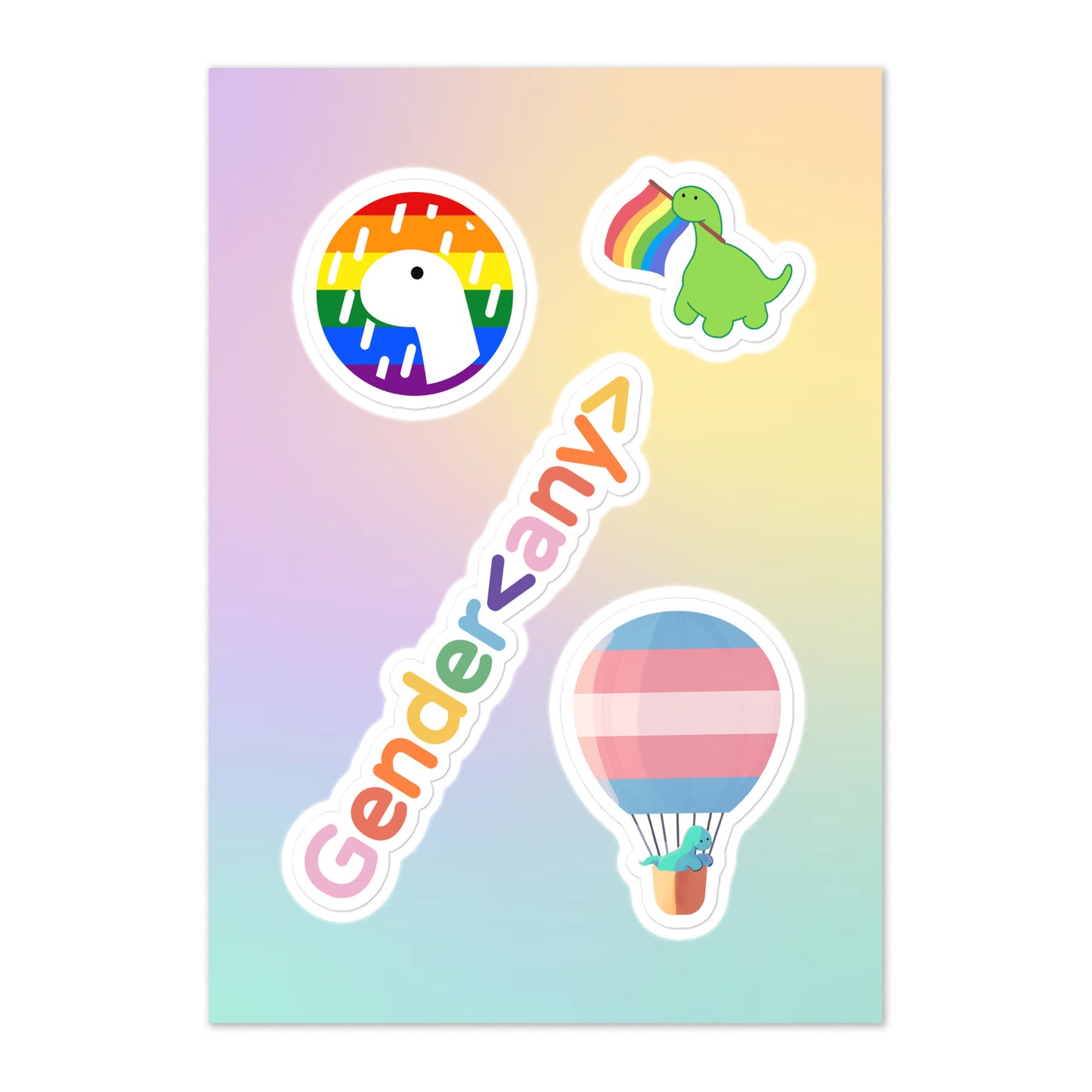 Deno Pride Sticker Sheet